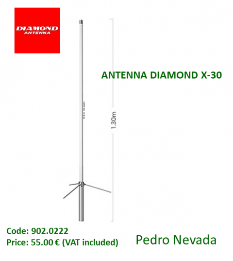 ANTENNA DIAMOND X-30 - Pedro Nevada