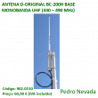 ANTENA D-ORIGINAL BC-200H MONOBANDA UHF BASE (430 - 490 MHz) - Pedro Nevada
