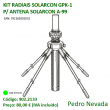 KIT DE RADIAIS SOLARCON GPK-1 P/ ANTENA A-99 - Pedro Nevada