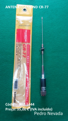 ANTENA DIAMOND CR-77 - Pedro Nevada