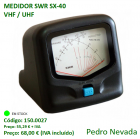 MEDIDOR SWR SX-40 VHF / UHF - Pedro Nevada