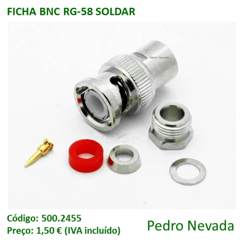 FICHA BNC RG-58 SOLDAR - Pedro Nevada
