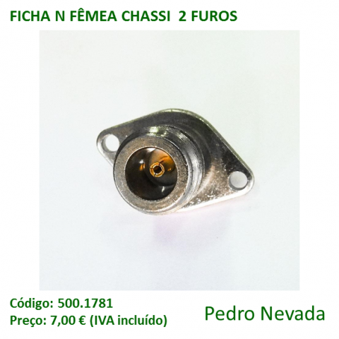 FICHA N FÊMEA CHASSI  2 FUROS - Pedro Nevada