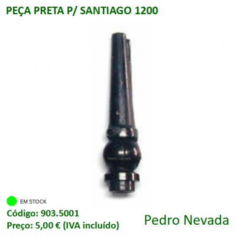 PEÇA PRETA P/ SANTIAGO 1200 - Pedro Nevada
