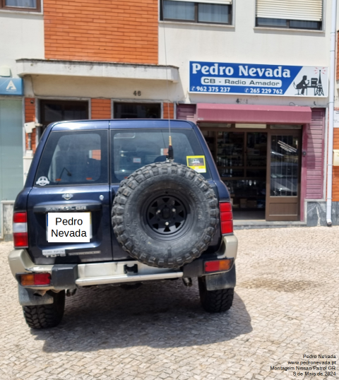 MONTAGEM ANTENA CB NISSAN PATROL GR - IMAGEM 1 - Pedro Nevada