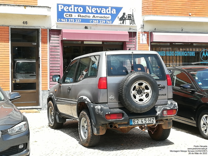 MONTAGEM ANTENA NISSAN TERRANO (12/02/1997) - Pedro Nevada