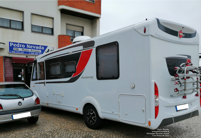 MONTAGEM ANTENA CB BÜRSTNER AVIANO - Pedro Nevada