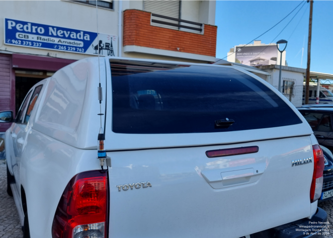 MONTAGEM ANTENA CB TOYOTA HILUX - IMAGEM 2 - Pedro Nevada