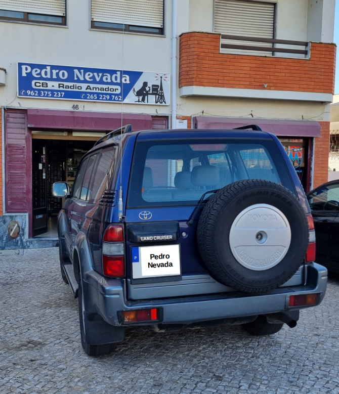 MONTAGEM ANTENA CB TOYOTA LAND CRUISER - IMAGEM 1 - Pedro Nevada