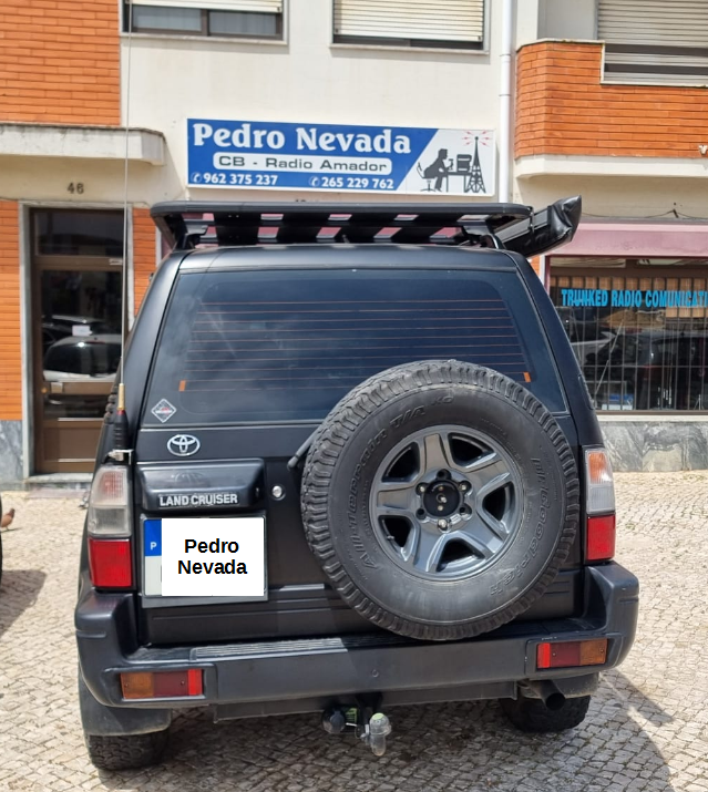 MONTAGEM DE ANTENA CB NO TOYOTA LAND CRUISER - IMAGEM 1 - Pedro Nevada