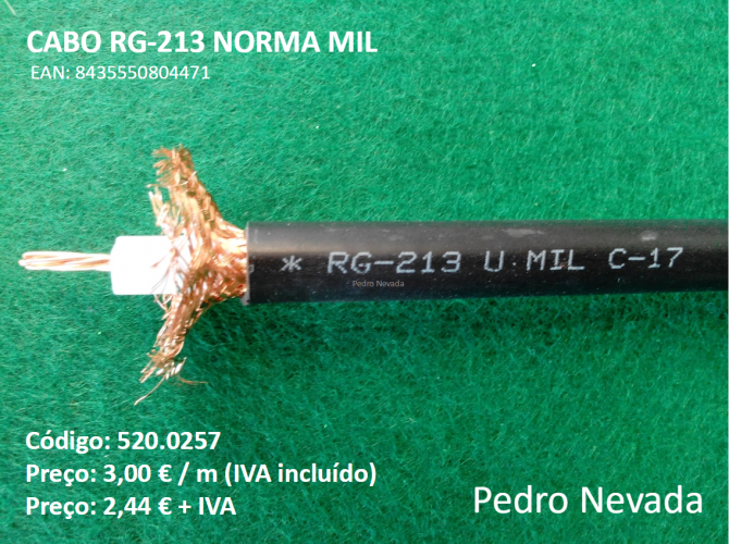 CABO RG-213 NORMA MIL - Pedro Nevada