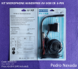 KIT MICROPHONE HANDSFREE AV-1KM CB  6-PIN - Pedro Nevada