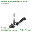 ANTENNA SUPER SANTIAGO 200  34 cm - Pedro Nevada