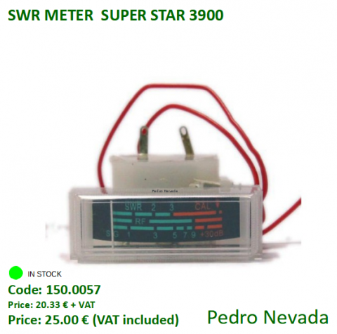 SWR METER  SUPER STAR 3900 - Pedro Nevada