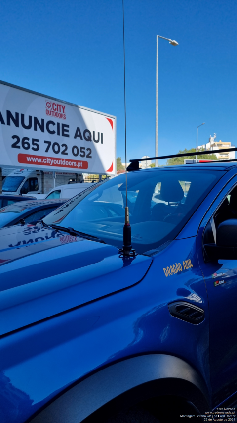 MOUNTING CB ANTENNA ON FORD RAPTOR - IMAGE 2 - Pedro Nevada