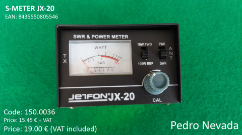 MEDIDOR SWR JX-20 - Pedro Nevada