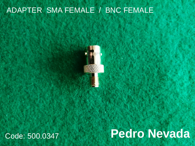 ADAPTER SMA FEMALE / BNC FEMALE - Pedro Nevada