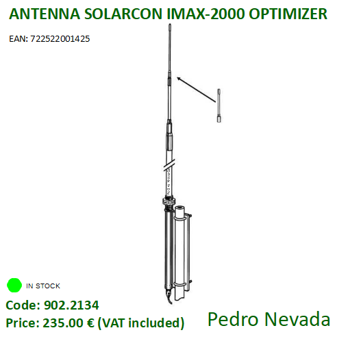 ANTENNA SOLARCON IMAX-2000 W/ OPTIMIZER - Pedro Nevada