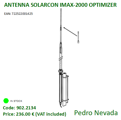 ANTENNA SOLARCON IMAX-2000 W/ OPTIMIZER - Pedro Nevada