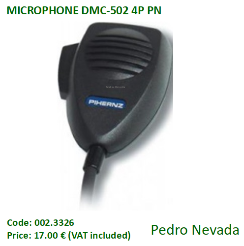 MICROPHONE DMC-502 4P REDUCED - Pedro Nevada